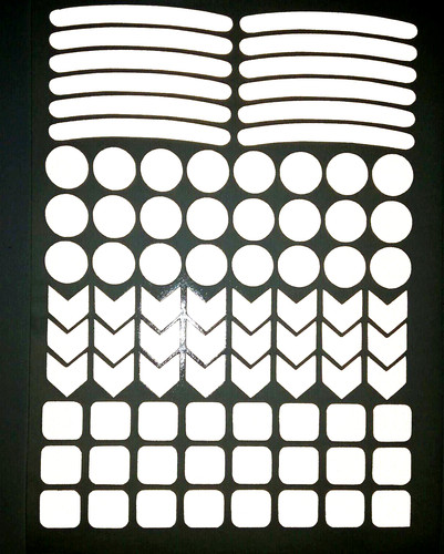 Reflektierende aufkleber set - aufkleber,