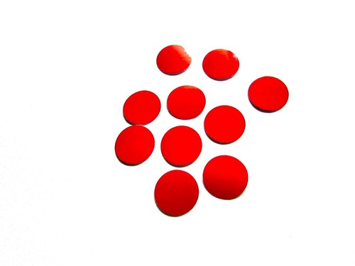 Kreise rot reflexfolie - kreise,